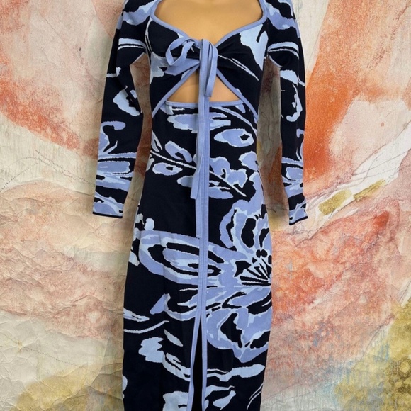 SIGNIFICANT OTHER Atlas Midi dress size 8 Anthropologie - Picture 6 of 12